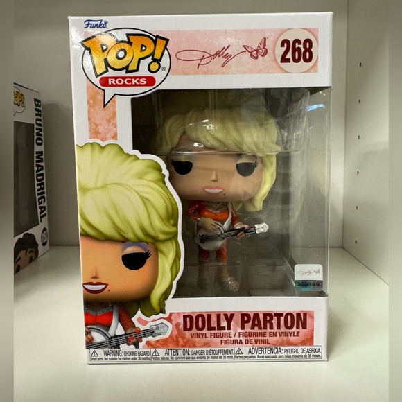 Funko Pop! Rocks #268 Dolly Parton in Protector